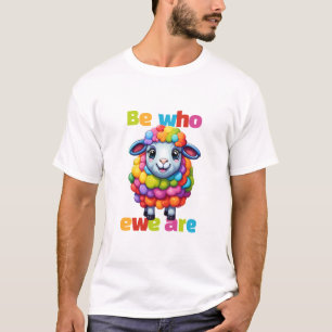 Wees wie we zijn Rainbow Sheep T-shirt