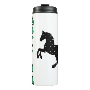 Wees Wild - Sterk decoratief paardontwerp inspiree Thermosbeker