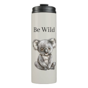Wees Wilde Koala Beer Safari Dieren Thermosbeker