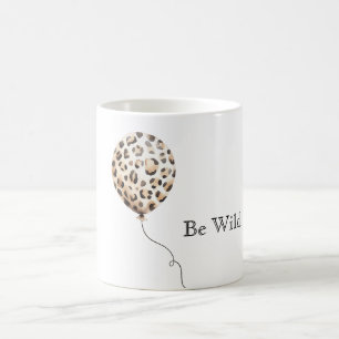 Wees Wilde Luipaardprint Ballon Koffiemok