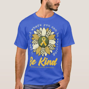 Wees zonnescherm voor gouden kinderkanker t-shirt