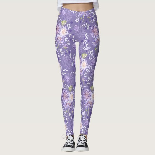 weesbloemen leggings (Voorkant)