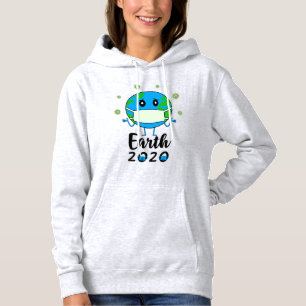 Weeshemd voor dames met als basisch gebogen hoodie
