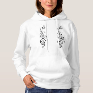 Weeshemd voor dames met als basisch gebogen hoodie