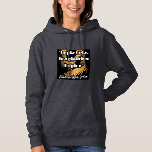 Weeshemd voor dames met als basisch gebogen hoodie
