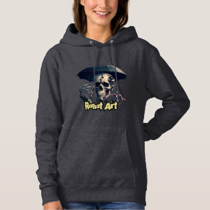 Weeshemd voor dames met als basisch gebogen hoodie
