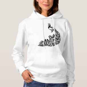Weeshemd voor dames met als basisch gebogen hoodie