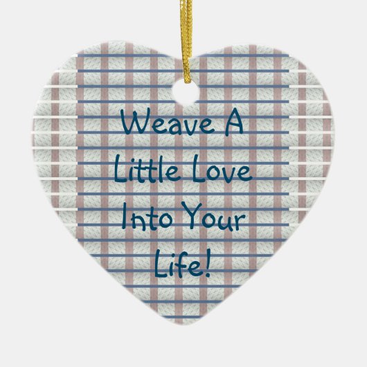 Weesliefde Keramisch Ornament (Voorkant)