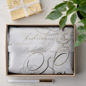 Weespapier voor loskoppeling van script tissuepapier (Geschenk)