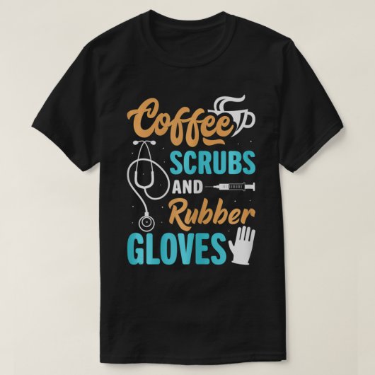 Weesschoffie en rubberhandschoenen t-shirt (Design voorkant)