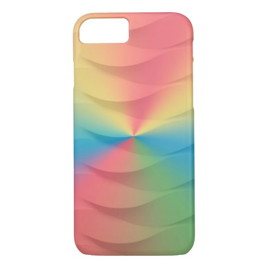 weesspectrum van de pastelregenboogregenboog Case-Mate iPhone case (Achterkant)