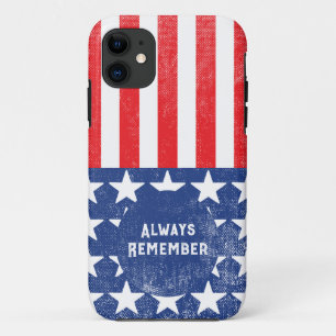 Weet altijd nog dat Veteran Red White iPhone 11 Hoesje