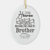 Weet dat ze een mooie plek hebben... keramisch ornament (Rechts)