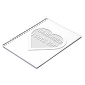 Weet je nog dat ik van je hou notitieboek (Linkerzijde)