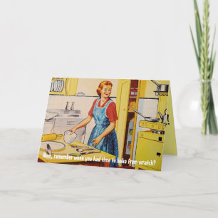 "... weet je nog dat je tijd had om te koken..." kaart