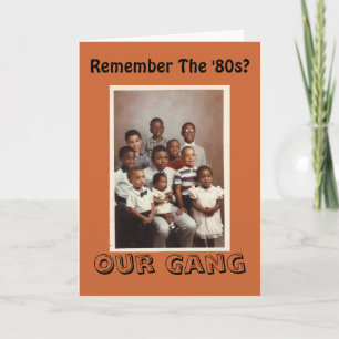 Weet je nog de jaren 80? Ons Wenskaart Kaart