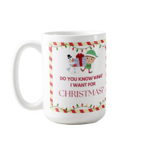 "Weet je wat ik wil met kerst?"