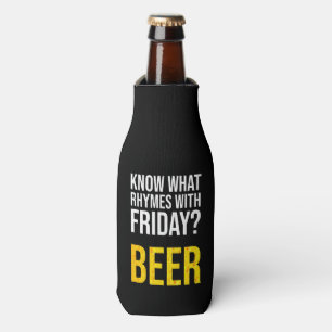Weet je welke ritmes met vrijdag? Bier Flesjeskoeler