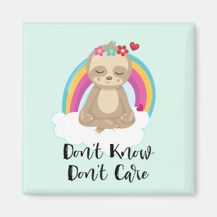 Weet Niet, Maakt Niet Uit Tekst - Knuffelende Medi Magneet