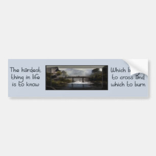 Weet welke brug bumpersticker