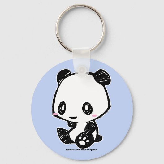 Weetle Panda Sleutelhanger (Voorkant)