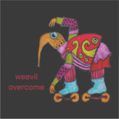 Weevil Overwin Grote Vinyl sticker (Voorkant)