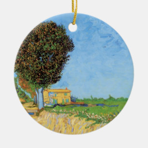 Weg bij Arles door Vincent van Gogh Keramisch Ornament