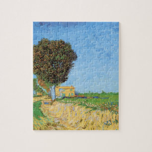 Weg bij Arles door Vincent van Gogh Legpuzzel