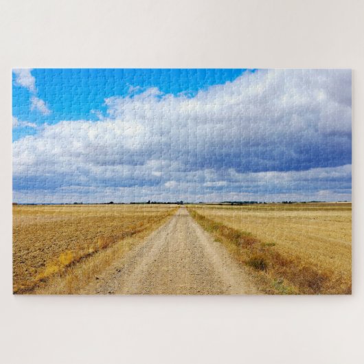 Weg Boadilla del Camino - Itero de la Vega Legpuzzel (Horizontaal)