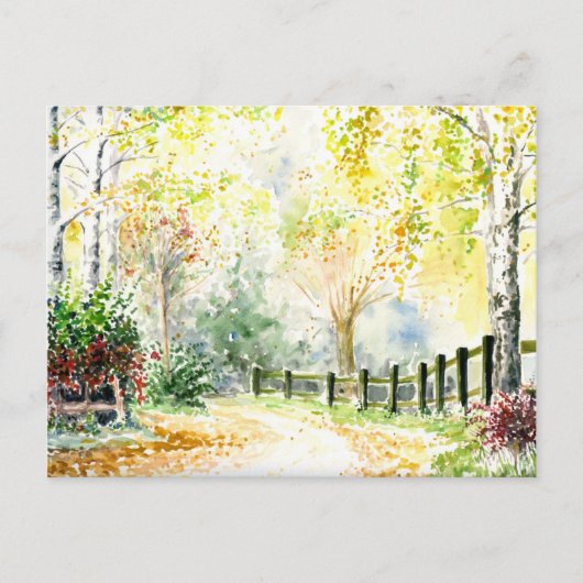 weg briefkaart (Voorkant)