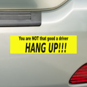 WEG!! BUMPERSTICKER (Op auto)