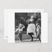 Weg dansend de dag briefkaart (Voorkant / Achterkant)