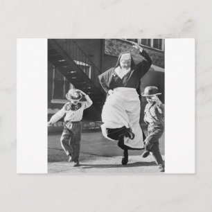 Weg dansend de dag briefkaart