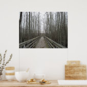 Weg door de wilde natuur poster (Keuken)