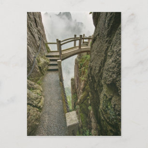 Weg en kleine brug, Gele Berg, Briefkaart