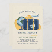 weg gaan trunk party uitnodigingen (Voorkant / Achterkant)