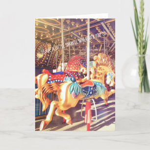 WEG GAAN WE NAAR HET WENSKAART BEDANKKAART