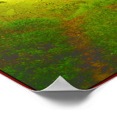 Weg in de mist poster (Hoek)