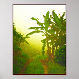 Weg in de mist poster