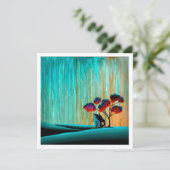 Weg in de vallei - Mini Print (Staand voorkant)