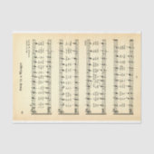 Weg in een manager Bladmuziek DU8 Decoupage Tissuepapier (Voorkant)