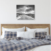 Weg in Rainstorm Canvas Afdruk (Insitu (Slaapkamer))