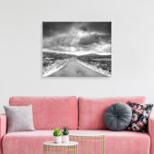Weg in Rainstorm Canvas Afdruk (Insitu (Woonkamer))