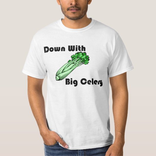 Weg met Bleekselderij T-shirt (Voorkant)