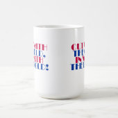 Weg met het oude, in het gewaagde! koffiemok (Center)