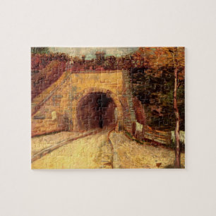 Weg met Underpass Viaduct door Vincent van Gogh Legpuzzel