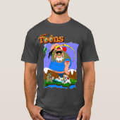 Weg met vissen t-shirt (Voorkant)