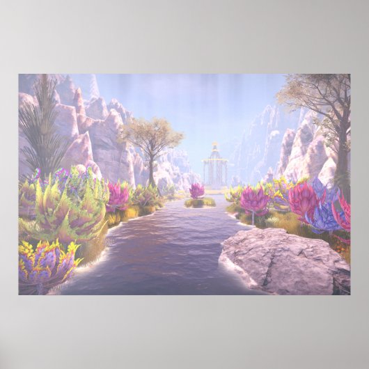 Weg naar de tempel poster (Voorkant)