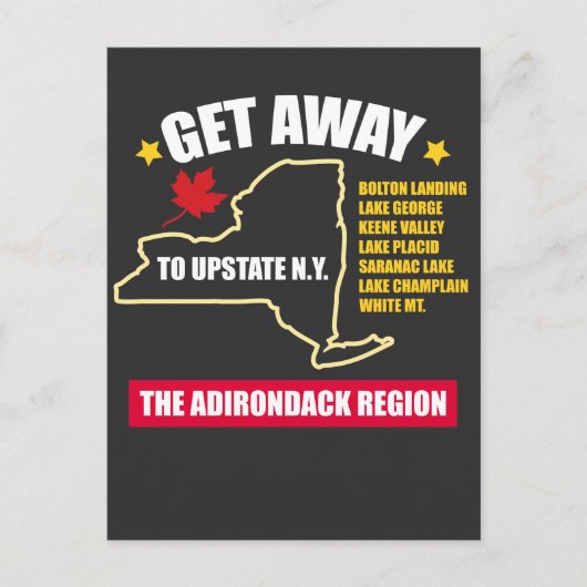 weg naar een hoger plan in de regio adirondack briefkaart (Voorkant)