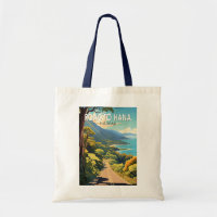 Weg naar Hana Maui Hawaii Reizen Kunst Vintage